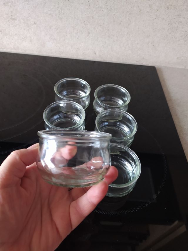 Lote de 6 vasitos postres.