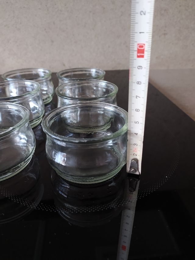Lote de 6 vasitos postres.
