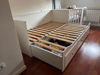 Cama nido blanca IKEA HEMNES