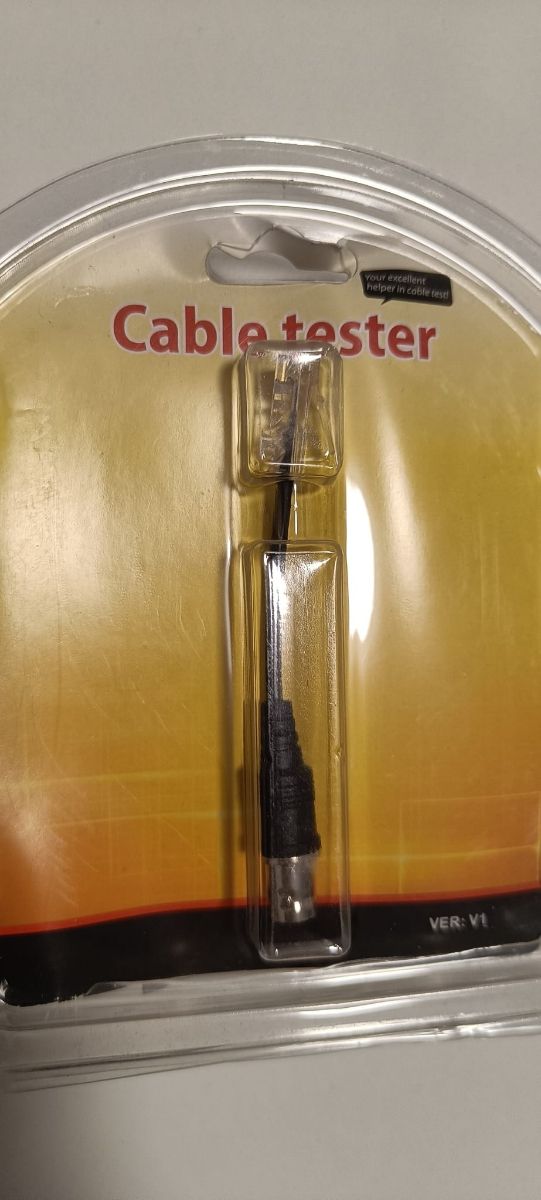 Probador de Cables NF RJ11 RJ45 BNC