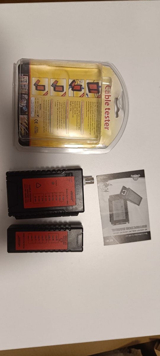 Probador de Cables NF RJ11 RJ45 BNC