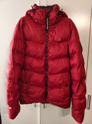 Chaqueta G-Star RAW Plumas Roja Talla S