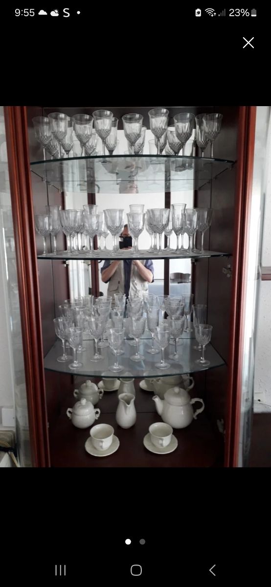 Cristalería completa de vidrio