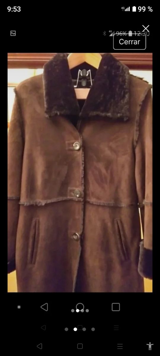 Cappotto lungo marrone