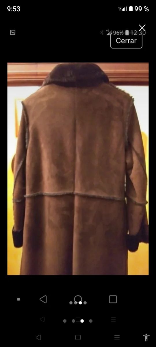 Cappotto lungo marrone