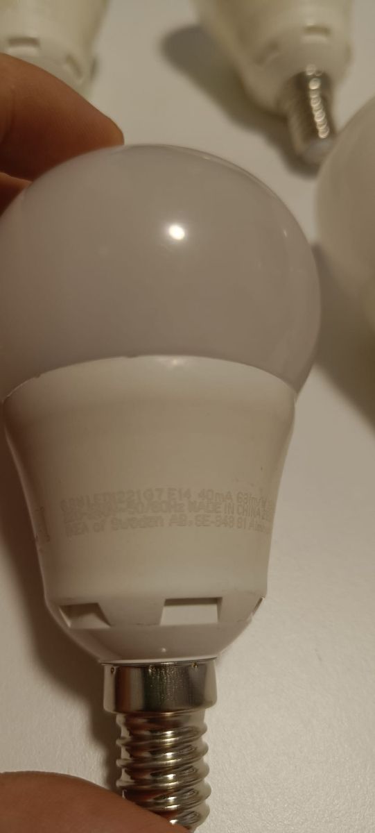 Pack 6 Bombillas LED Ikea E14