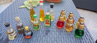 Bottiglie mignon da collezione Vuote...