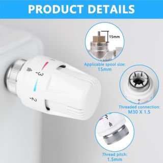 Cabezal Válvula Termostática Radiador Calefacción