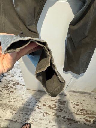 Pantalones Bershka verde oliva