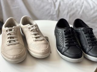 2 Pares Zapatillas Kolosh Casuales Beige y Negro