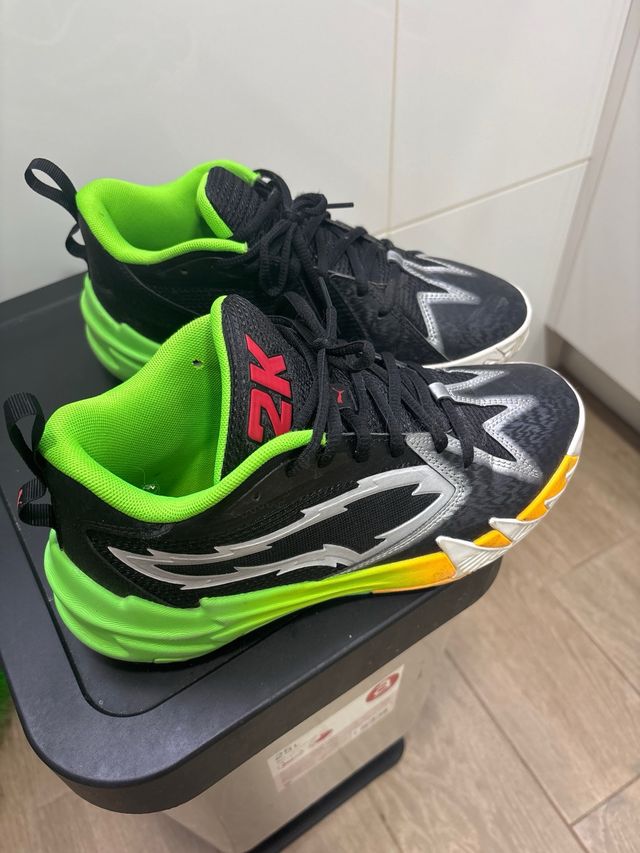 Zapatillas Baloncesto Puma 2K Negras y Verdes