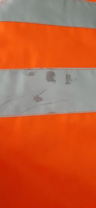 Pantaloni antinfortunistica invernali arancioni