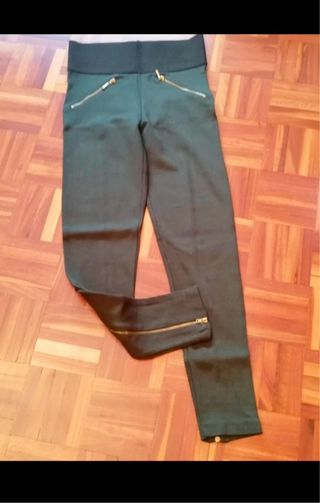 Leggings Zara verde Talla S