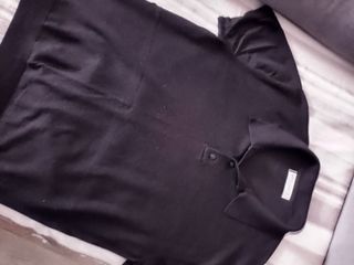 Camiseta Polo Hombre Negra