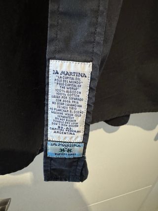 Camisa La Martina Negra
