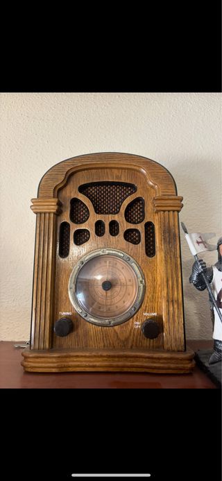 Radio Antigua Madera Vintage