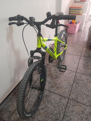 Bicicleta infantil Rockrider verde