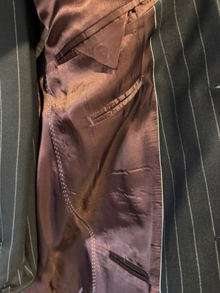 Traje de raya diplomática Zara