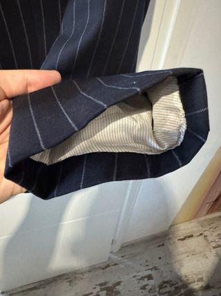 Traje de raya diplomática Zara