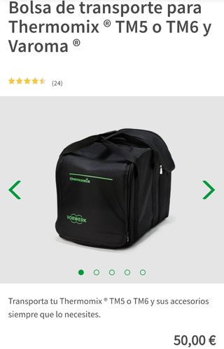Bolsa Transporte Thermomix TM5/TM6 y Varoma