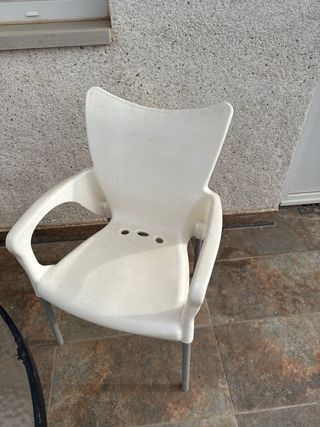 Sillas de terraza apilables