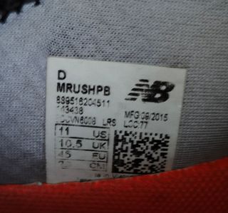 Zapatillas New Balance Vazee Rush Negras Naranja