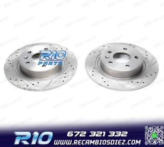 DISCOS DE FRENO PARA NISSAN PERFORADOS RANURADOS