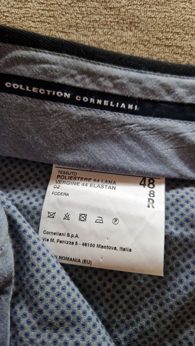 Pantaloni eleganti uomo blu navy