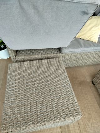 Conjunto Sofá y Mesa Exterior