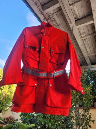 Giacca Belstaff ragazzo rossa