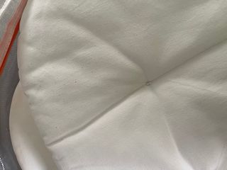 4 Cojines para sillas de exterior blancos
