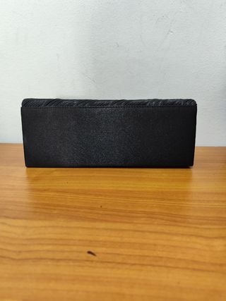 Pochette TSL nera con orologio