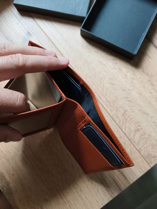 Cartera marrón piel de Ubrique nueva