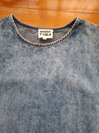 Vestido vaquero Bimba y Lola Talla XS