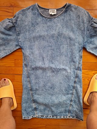 Vestido vaquero Bimba y Lola Talla XS