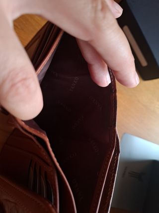 Cartera Yanko Cocodrilo Marrón nueva