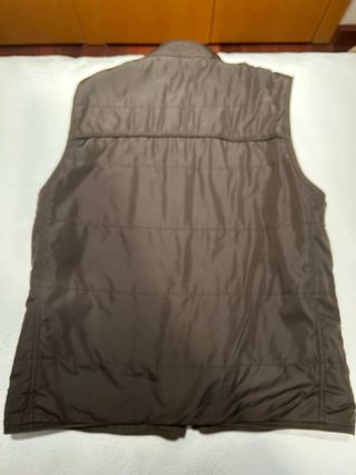 Chaleco reversible marrón