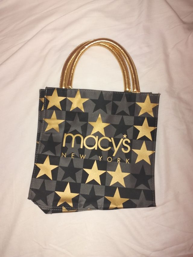 Bolsa Macy's New York Estrellas Doradas