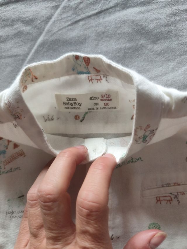 Camisa de bebé con estampado