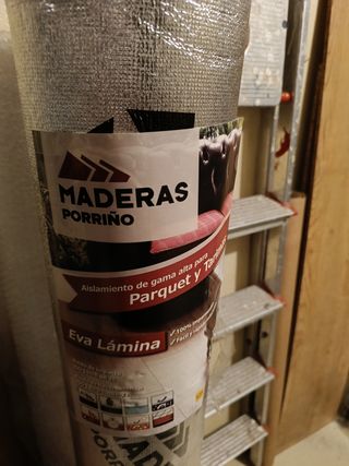 Aislamiento Parquet y Tarima Eva Lámina