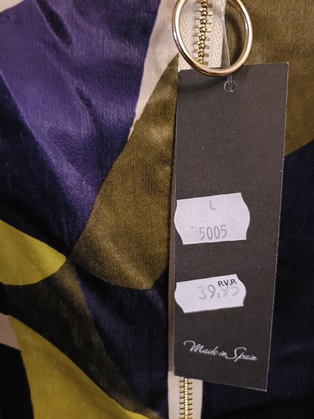 Bomber elegante multicolor lila, pistacho, negro