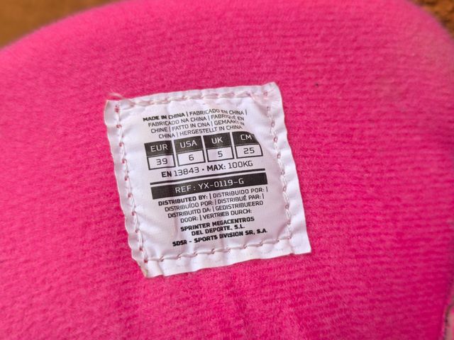 Patines en línea Mistral Negro/Rosa de segunda mano por 45 EUR en