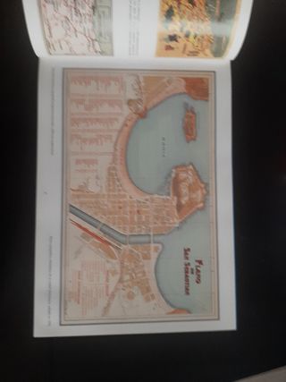 San Sebastián en la tarjeta postal