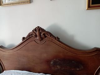 Dormitorio completo vintage de castaño macizo