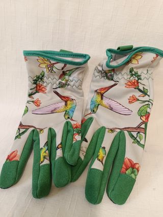 Guantes de Jardinería con Colibríes