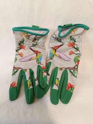 Guantes de Jardinería con Colibríes
