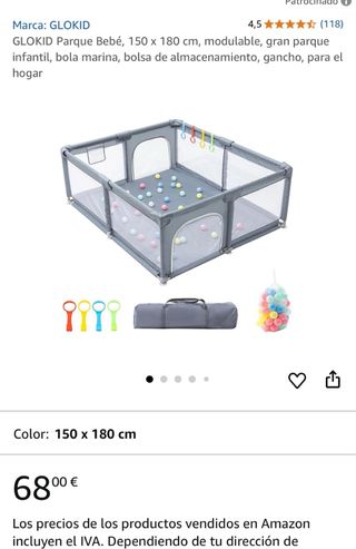 Nuevo Parque Bebé GLOKID corralito 