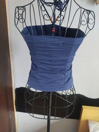 Top de algodón con estampado