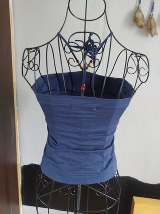 Top de algodón con estampado