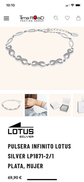Pulsera Time Road Plata 925ml